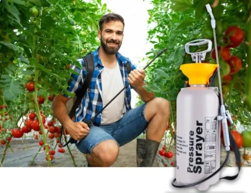 OPRYSKIWACZ OGRODOWY CIŚNIENIOWY RĘCZNY DŁUGA LANCA 8L SPRYSKIWACZ na Arena.pl