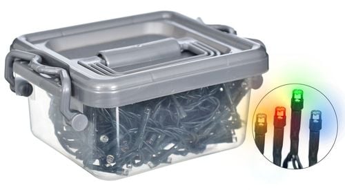 lampki choinkowe 180 led kolorowe z timerem i kontrolerem 8 funkcji święta na Arena.pl