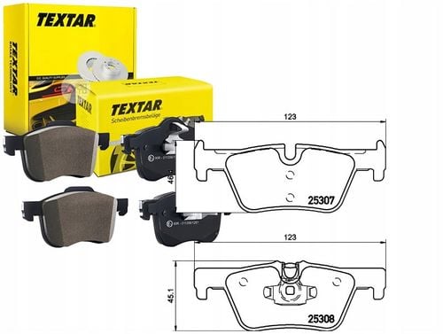 TEXTAR KLOCKI HAMULCOWE TYŁ 2530701 BMW na Arena.pl