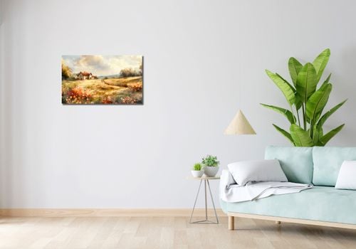 Obraz 70x40cm Sielski Domek na Arena.pl