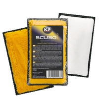 K2 SCUBO PRO – dwustronny pad do czyszczenia wnętrza (biało-żółty)