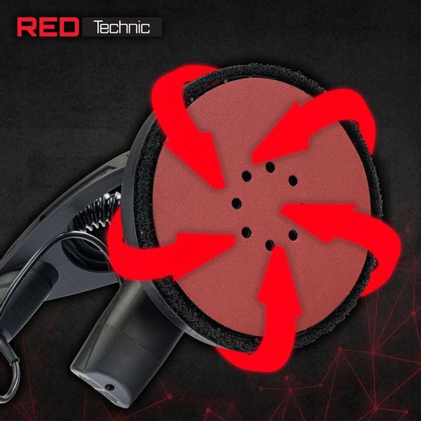 Szlifierka Do Gładzi GIPSU Tynku Żyrafa LED z Wysięgnikiem Bezpyłowa 2 Pady zdjęcie 4