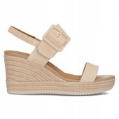 Zamszowe espadryle na koturnie GEOX Ponza 39