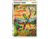 Edukacyjna UKŁADANKA Zestaw Puzzli PUZZLE Do Układania ARA ZIELONA Obrazek
