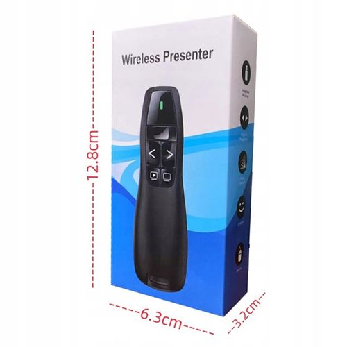WSKAŹNIK PREZENTER LASEROWY PILOT BEZPRZEWODOWY DO PREZENTACJI LASER USB na Arena.pl