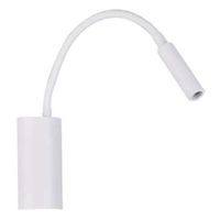 Kinkiet LAMPA ścienna Nuto Bianco Orlicki Design metalowa OPRAWA do czytania LED 3W 3000K na elastycznym ramieniu biała