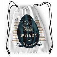 Plecak Powitanie W Pracy Sportowy Szkolny Worek Z Nadrukiem Ze Zdjęciem