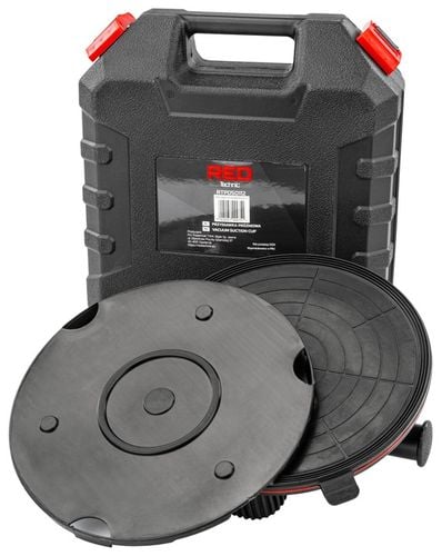 PRZYSSAWKA PRÓŻNIOWA DO PŁYTEK UCHWYT Z POMPKĄ MANOMETREM GLAZURY SZYB na Arena.pl