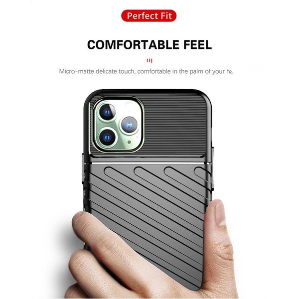 Etui Iphone 11 Pro Pancerne Thunder Czarne zdjęcie 11