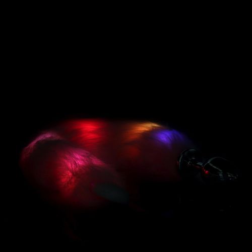 light up fox tail with metal butt plug na Arena.pl