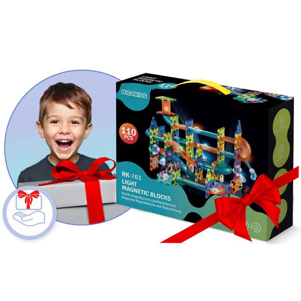 Klocki magnetyczne z podświetleniem RK-763 Ricokids zdjęcie 8