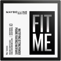 matujący puder utrwalający do twarzy 01 translucent fit me maybelline