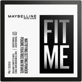 matujący  puder utrwalający do twarzy 01 translucent fit me maybelline