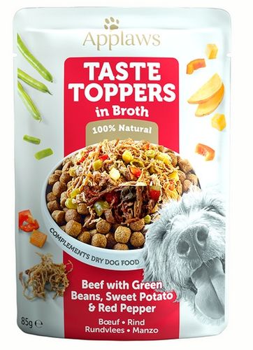Zdrowa karma dla psa bez sztucznych dodatków Applaws Wołowina i Groszek 85g na Arena.pl