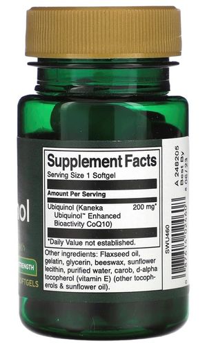 SWANSON Ubiquinol 200mg Koenzym Q10 KANEKA 30 kaps na Arena.pl