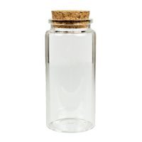 BUTELECZKA szklana 47x100mm 10cm z korkiem 1szt.