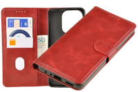 Etui portfel Wallet do Oppo A5 Pro 5G czerwony