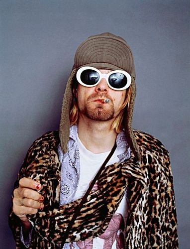 OKULARY PRZECIWSŁONECZNE KURT COBAIN NIRVANA BIAŁE na Arena.pl
