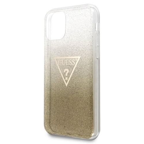 Guess Solid Glitter Triangle - Etui do iPhone 11 Pro Max (Gold)) na Arena.pl