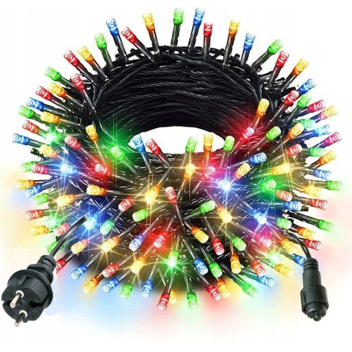 LAMPKI CHOINKOWE Z FLASH ŚWIATEŁKA WIELOKOLOROWY ~21M 300LED ZEW/WEWNĘTRZNE na Arena.pl