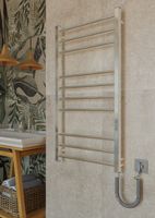 ELNA Grzejnik łazienkowy elektrczny Ladder Lux 10 Chrom/Suszarka na ręcznik