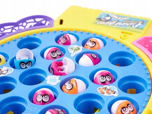 Gra Łowienie Rybek Zręcznościowa Rybki Do Łowienia 24 szt + 5 Wędki Muzyka na Arena.pl