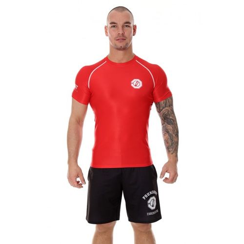 Poundout rashguard BASE czerwony Rozmiar - L na Arena.pl