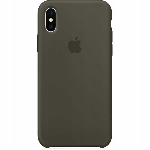 SILIKONOWE ETUI OBUDOWA CASE IPHONE X Dark Olive na Arena.pl