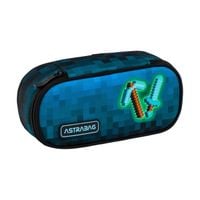 piórnik astrabag astrabag blue pixel  0848
