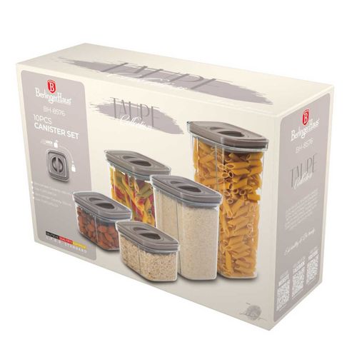 zestaw 5 pojemników na żywność berlinger haus bh-8576 taupe na Arena.pl