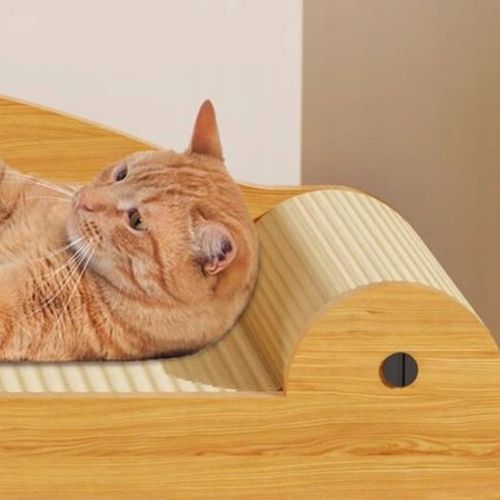 DRAPAK DOMEK DLA KOTA LEGOWISKO Z TEKTURY I MDF EKOLOGICZNY Piętrowy na Arena.pl