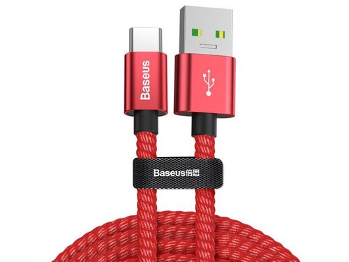 Kabel Baseus USB-C 5A SuperCharge QC 1m red na Arena.pl