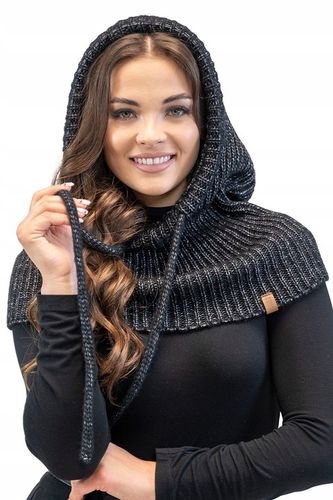 Vivisence 70102 BALACLAVA czarny ciepły z szalikiem KAPTUR KOMINIARKA na Arena.pl