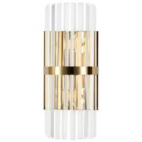 Kinkiet glamour Glitter DW917 gold Step do jadalni kryształowy złoty