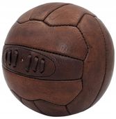 Piłka skórzana retro vintage MT2017 futbol dekoracyjna skóra