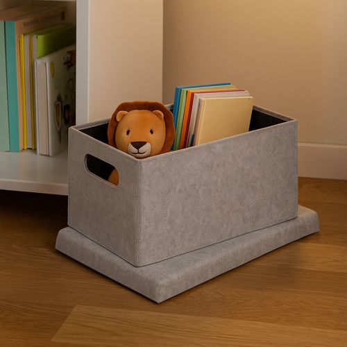 Organizer pojemnik pudełko do przechowywania vega z pokrywką jasny szary na Arena.pl