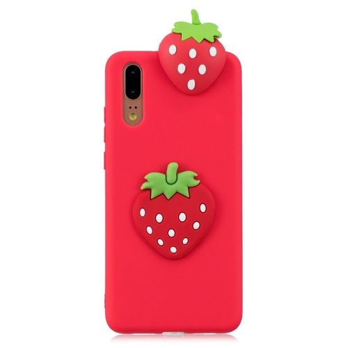 Etui 3D Huawei P20 Truskawka na Arena.pl