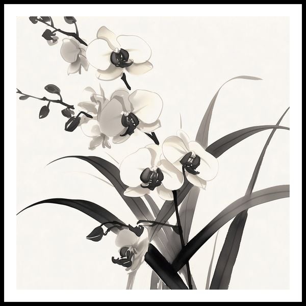 Plakat 100x100cm Orchidea zdjęcie 3