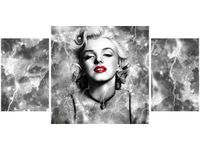 80X40CM MARYLIN MONROE ELEKTRYZUJE TRÓJ OBRAZ