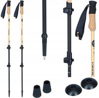 KIJE KIJKI TREKKINGOWE REGULOWANE VIKING BAMBU PRO