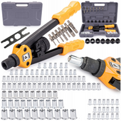 NITOWNICA RĘCZNA DO NITONAKRĘTEK M3-M12 ZESTAW 125 POWERMAT PM-NIR-110SU