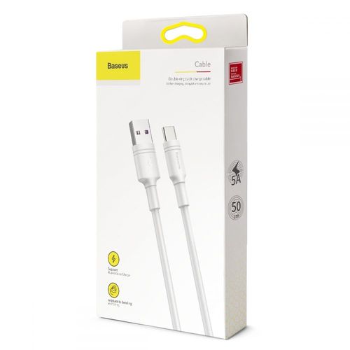 BASEUS DOUBLE RING SC5.0/QC3.0 TYPE-C CABLE 200CM WHITE na Arena.pl