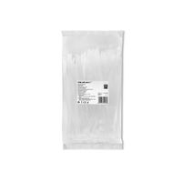 Qoltec Opaski zaciskowe wielorazowe/trytytki | 7.2 * 200mm | Nylon UV | Białe