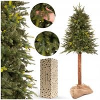 CHOINKA SZTUCZNA NA PNIU 150cm PIĘKNA NATURALNA PE DELUX ŚWIERK JAK ŻYWA