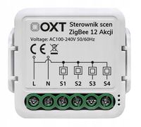 OXT Mini Sterownik Scen 12 Akcji 230V ZigBee TUYA Smart Life