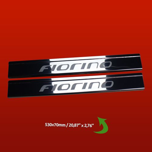 Listwa progowa FIAT FIORINO Stal nierdzewna 304 połysk 2szt na Arena.pl