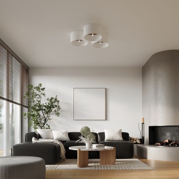 Plafon TELESTO biały/ciemny brąz zdjęcie 11