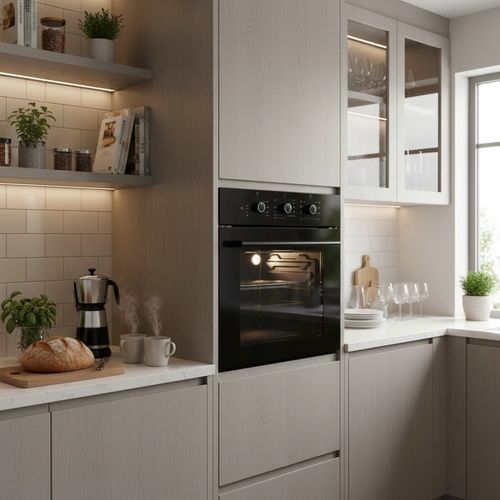 PIEKARNIK DO ZABUDOWY GŁĘBOKOŚĆ 55cm ELEKTRYCZNY 50L CZARNY POKRĘTŁA na Arena.pl