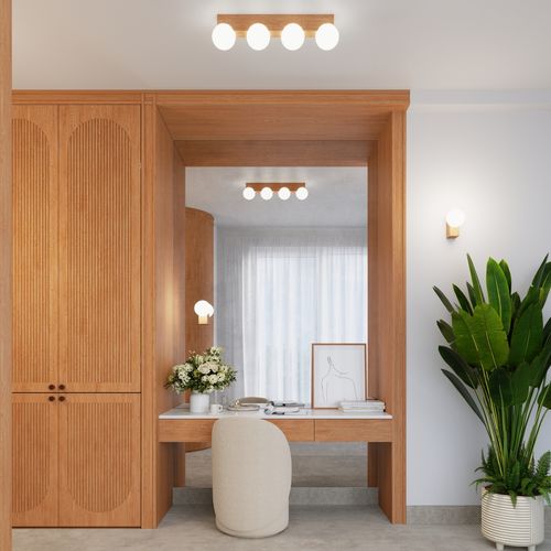 Kinkiet BULBO naturalne drewno na Arena.pl