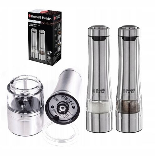 RUSSELL HOBBS 23460-56 MŁYNEK DO SOLI I PIEPRZU ELEKTRYCZNE ZESTAW 2szt. na Arena.pl